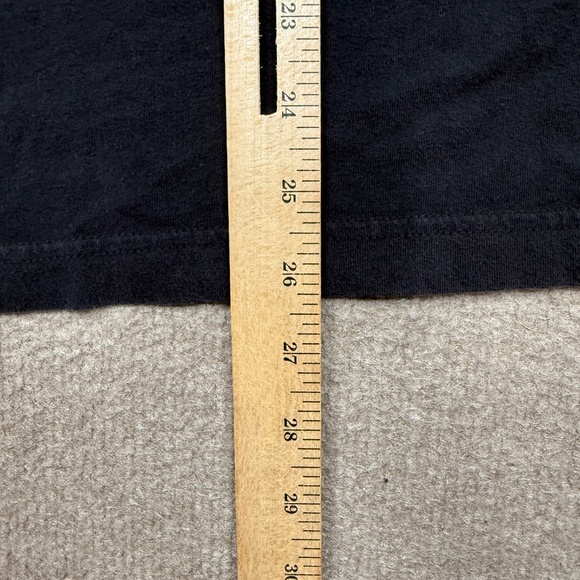 Hollister Graphic T Shirt Men's Size L Black Long Sleeve Crew Neck Casual - Picture 5 of 6